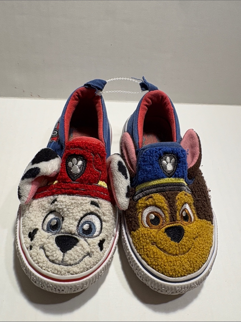 Paw Patrol Kids Slip-On Shoes Marshall and Chase Boys Size 7